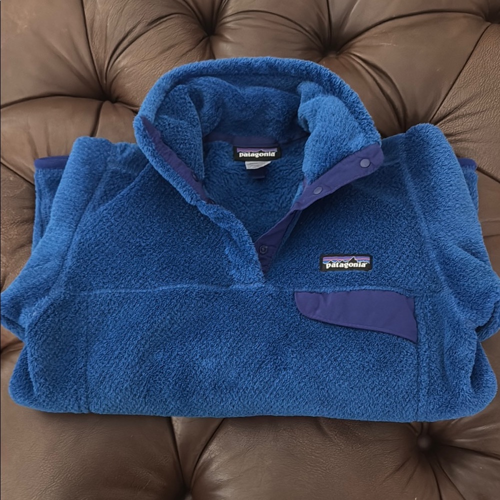 Patagonia Blue Fleece Pullover